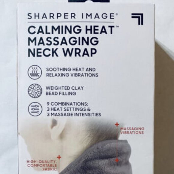 Sharper Image Other New Sharper Image Calming Heat Massaging Neck Wrap Comfort Electric